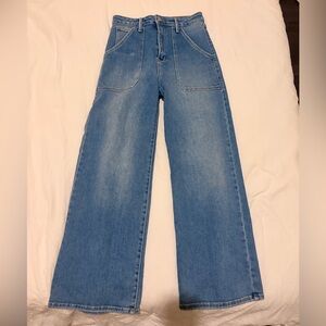 Just Black Denim Blue Straight Leg Jeans